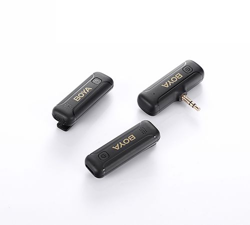 BY-WM3T2-M2 Micro Wireless không dây dành cho Máy Ảnh cổng kết nối 3.5mm - 1 Nhận 2 Phát