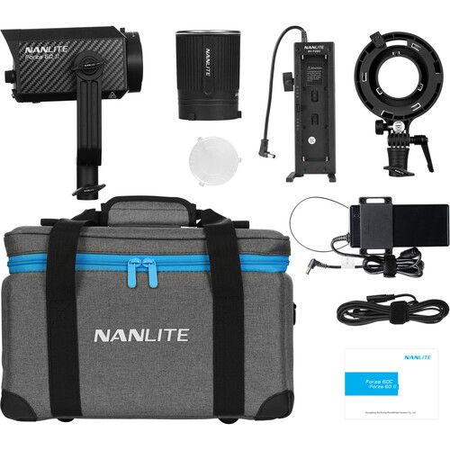 Nanlite Forza 60 II . Đèn led Studio , livestream, .....