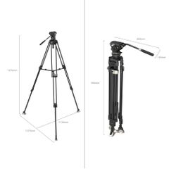 SmallRig FreeBlazer AD-100 3989 - Chân Máy Ảnh/ Máy Quay Phim chất liệu cao cấp Carbon Fiber