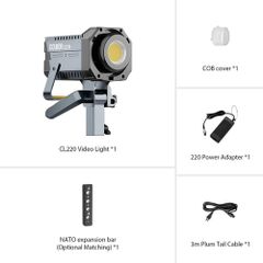 COLBOR CL220M Lighting for Outdoor Video Shoot of 220W Full Power