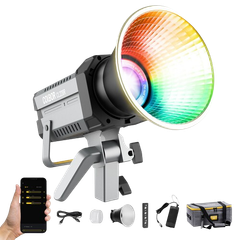 COLBOR CL220R RGB COB LED Video Light (with carryingbag &reflector)