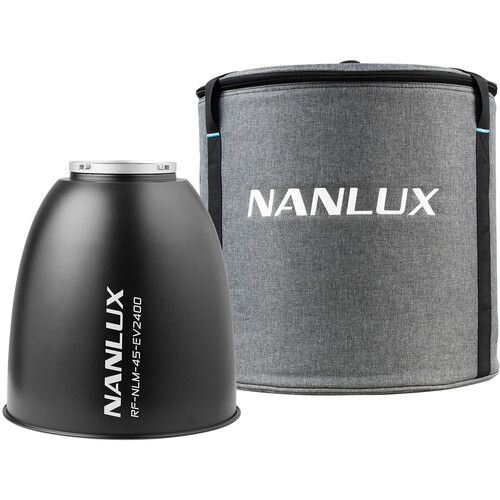 Nanlux Evoke 2400B LED Bi-Color Spot Light With Reflector and Light-Only Flight Case