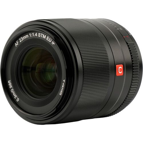 VILTROX AF23 F1.4 M Lens (Canon EF-M, Black)