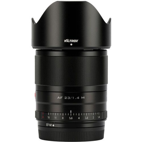 VILTROX AF23 F1.4 M Lens (Canon EF-M, Black)