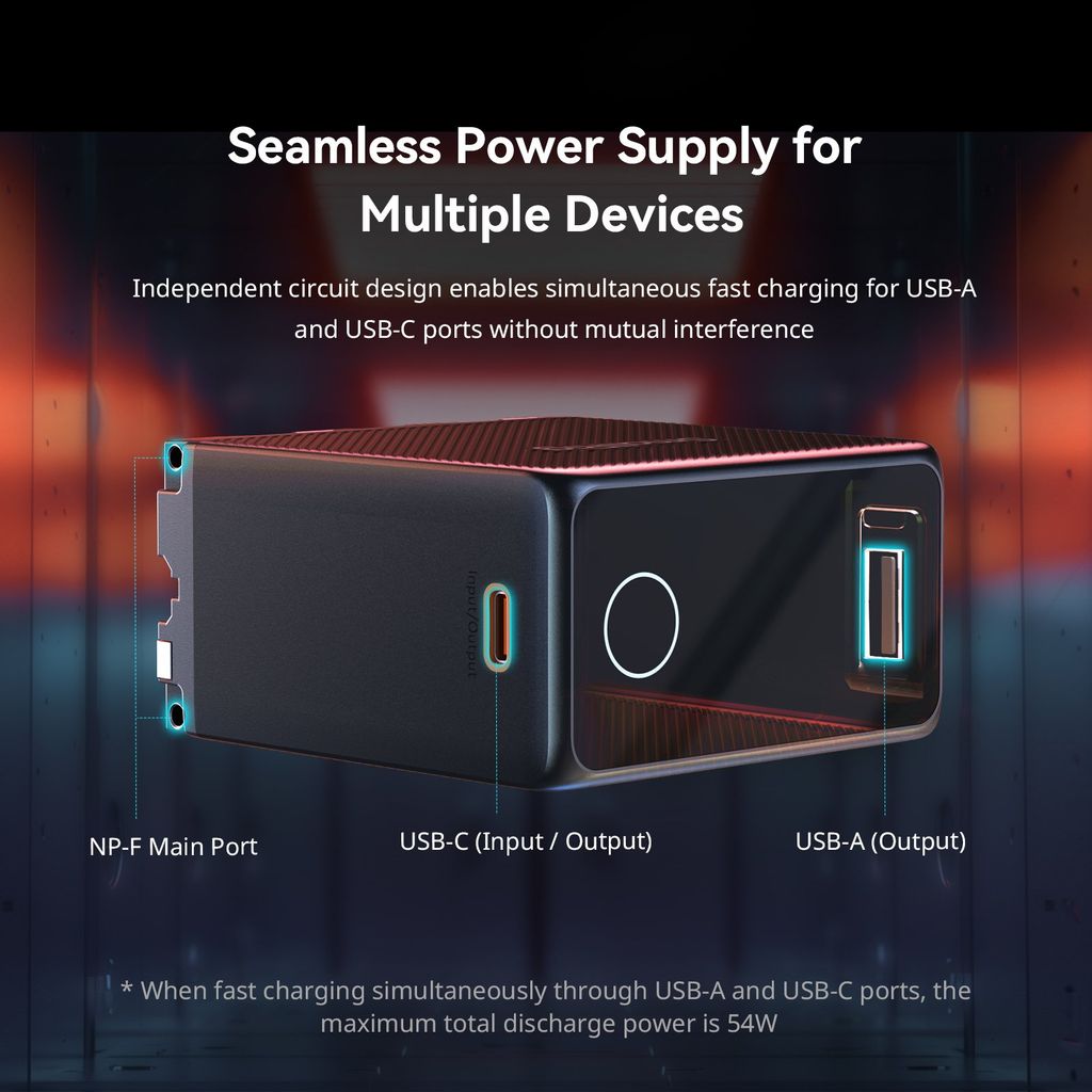 SmallRig NP-F970 USB-C Rechargeable Camera Battery