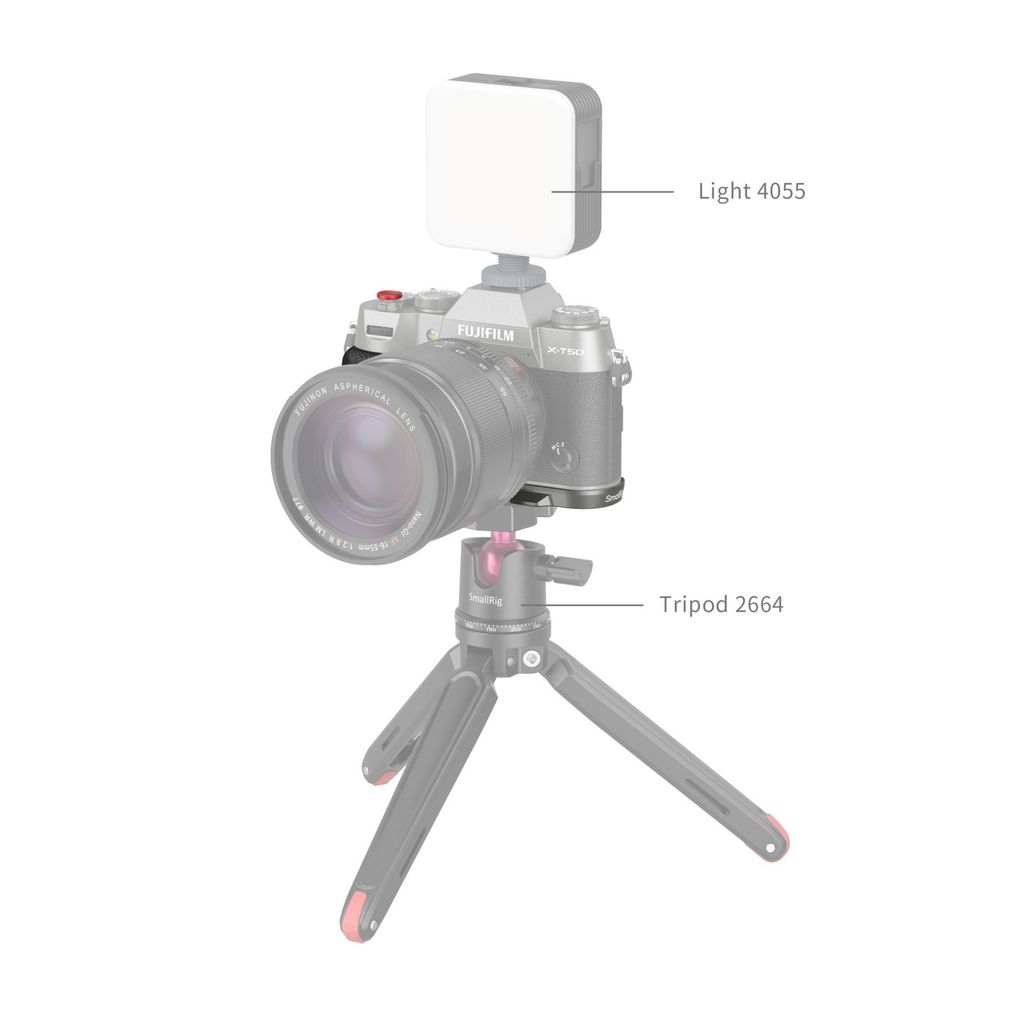 SmallRig Silicone L-Shape Grip for FUJIFILM X-T50 4783