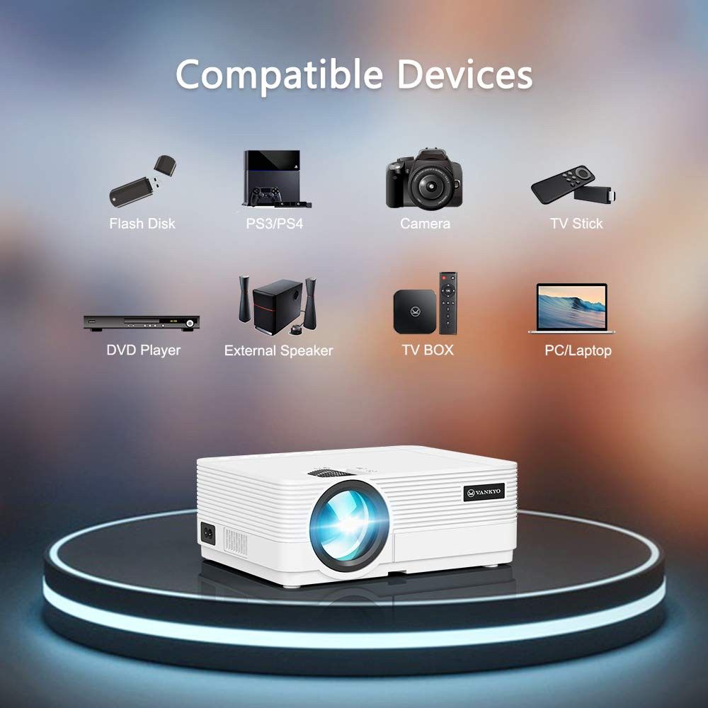 Vankyo Leisure 470 Máy chiếu mini Wifi - HD720p Kết nối không dây với SmartPhone
