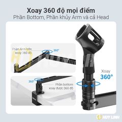ULANZI LS26 - Giá Đỡ Kẹp Chữ C Dành Cho Mic Thu Âm