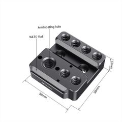 SmallRig Mounting Plate for DJI Ronin-S/SC and RS 2/RSC 2/RS 3/RS 3 Pro/RS 3 mini Gimbal 2214B