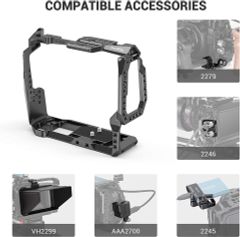 Smallrig Camera Cage for BMPCC 4K & 6K with Battery Grip Attached 2765