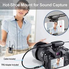 Micro không dây dành cho điện thoại và camera Alvoxcon TG220 Wireless Lapel Microphone for Phone & Camera
