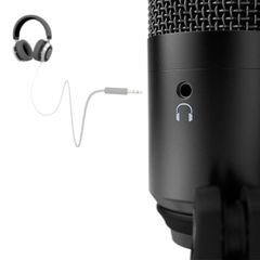 FIFINE K670B USB MIC WITH A LIVE MONITORING JACK FOR STREAMING PODCASTING ON MAC/WINDOWS