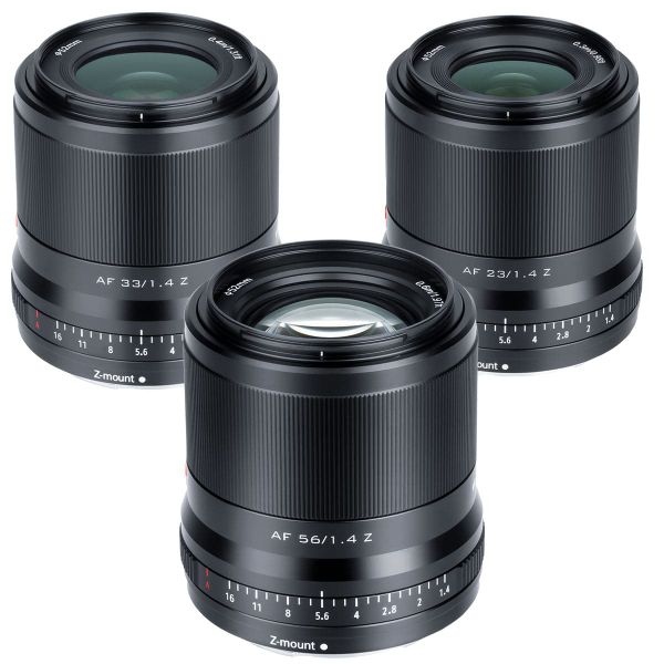 VILTROX AF23/33/56 F1.4 Lens for the Nikon Z-Mount Cameras