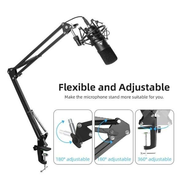 MAONO B01 Chân đế micro treo Boom Scissor Arm / Kẹp cạnh bàn