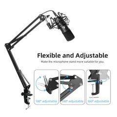 MAONO B01 Chân đế micro treo Boom Scissor Arm / Kẹp cạnh bàn