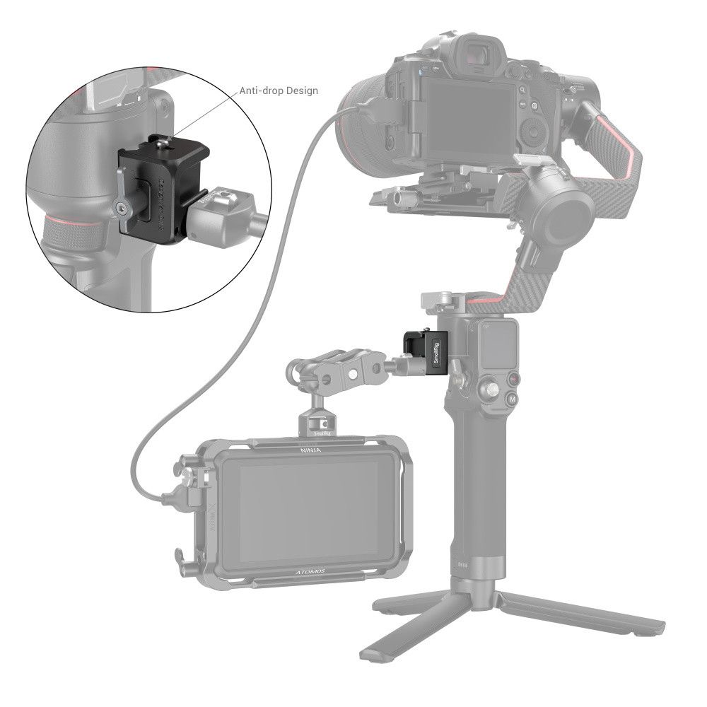 SmallRig NATO Clamp Accessory Mount for DJI RS 2 / RSC 2 / RS 3 / RS 3 Pro/RS 3 mini 3025