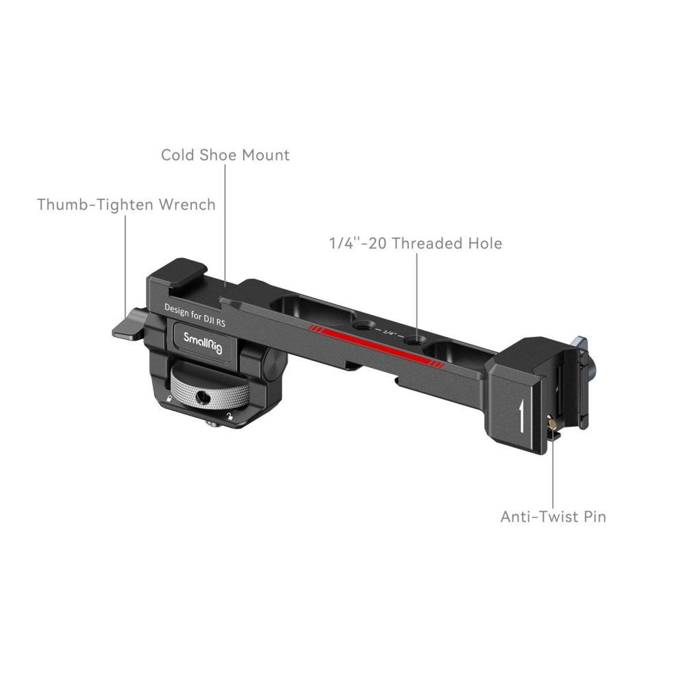 SmallRig Monitor Mounting Support for DJI RS 2 / RSC 2 / RS 3 / RS 3 Pro /RS 3 mini 3026