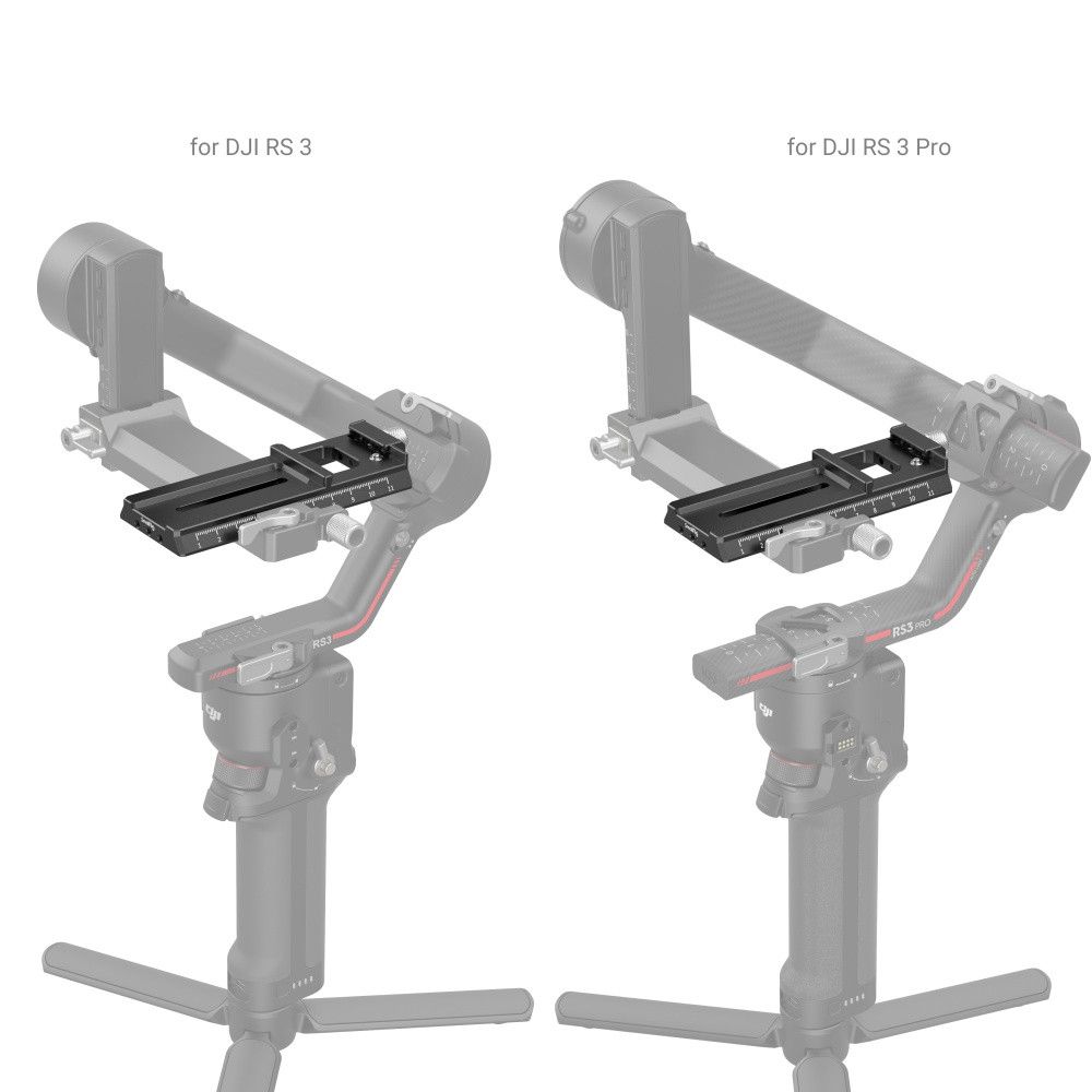 SmallRig Quick Release Plate with Arca-Swiss for DJI RS 2/RSC 2/Ronin-S / RS 3 / RS 3 Pro 3061