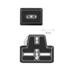 SmallRig Extended Arca-Type Quick Release Plate for DJI RS 2 / RSC 2 RS 3 / RS 3 Pro Gimbal 3162B