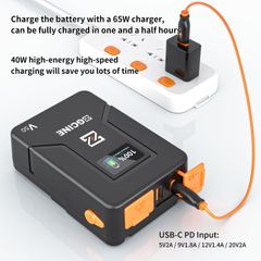 ZG-V50 V-MOUNT BATTERY 50Wh POCKET SIZE WITH PD FAST CHARGING - Pin ZGCINE V50