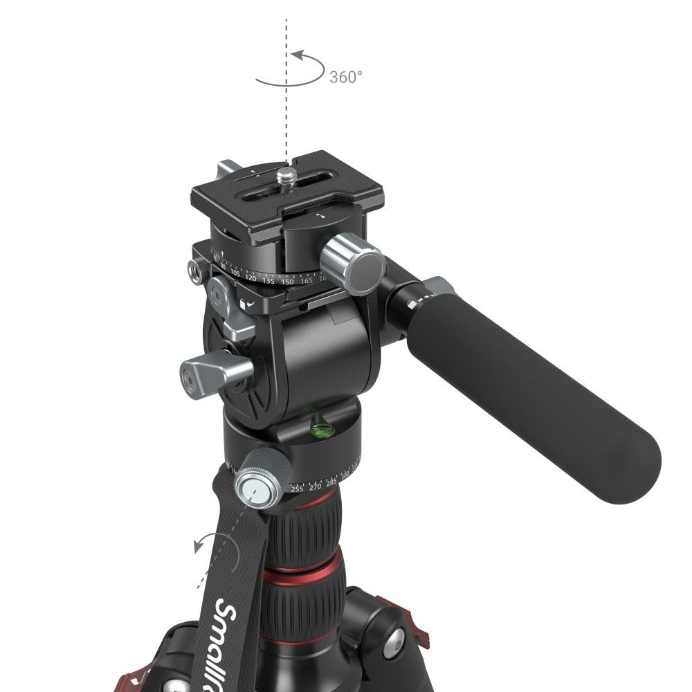 SmallRig Lightweight Fluid Video Head 3457B