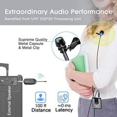Micro không dây giành cho điện thoại và máy ảnh Alvoxcon TG210 Wireless Lavalier Microphone for Smartphone & Camera