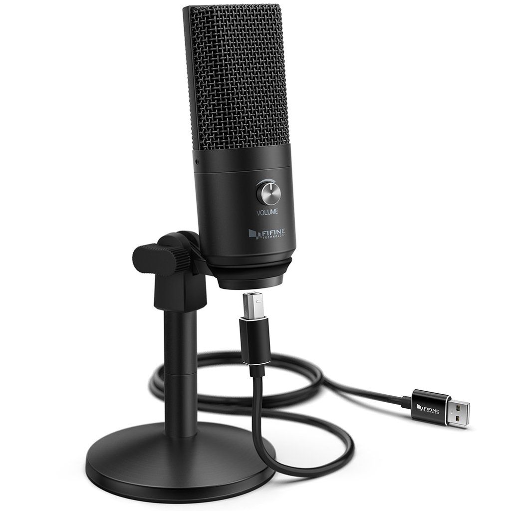 FIFINE K669B Mic thu âm cổng USB phù hợp cho STREAMING, VOCAL RECORDING, PODCASTING ON COMPUTER