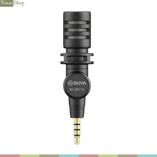 BOYA BY-M110 – Mic thu âm Plug in TRRS 3.5mm cho điện thoại