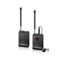 BY-WFM12 Micro thu âm không dây . Sóng VHF dải tần riêng với 12 kênh sóng