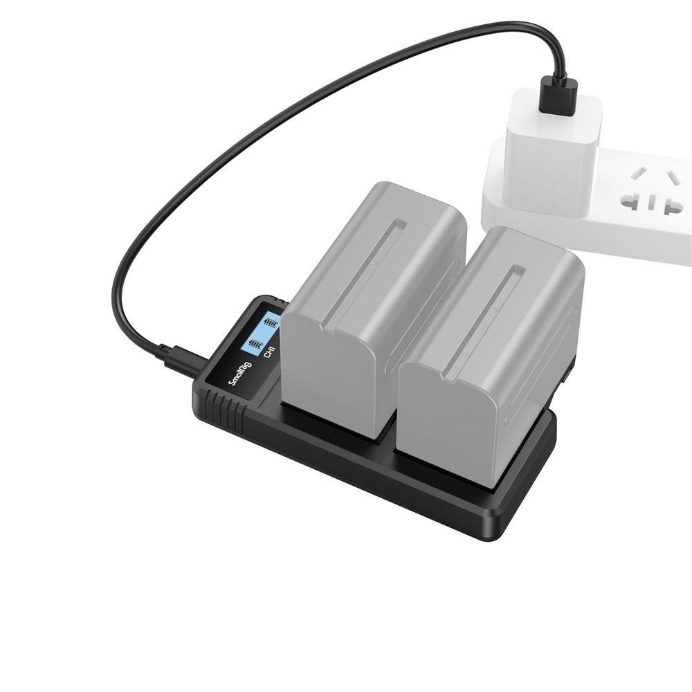 SmallRig NP-F970 4086 || Sạc Pin Máy Ảnh