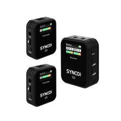 Synco WAir-G2-A2 / Hệ thống micrô không dây kỹ thuật số siêu nhỏ gọn dành cho máy ảnh Mirrorless/DSLR (2,4 GHz)