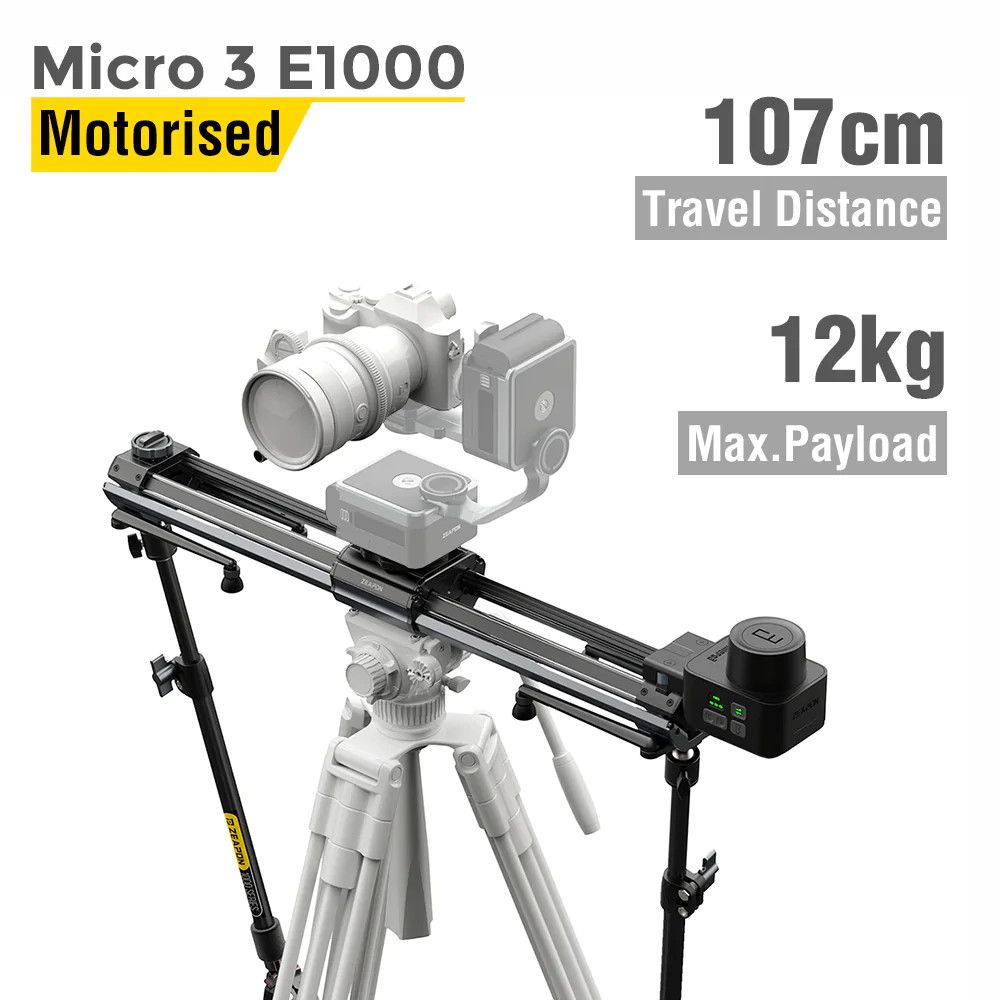 Zeapon Micro3 E1000 Series - Slider chuyên nghiệp dành cho Máy Ảnh - Tải trọng 12kg