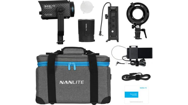 Nanlite Forza 60C - Đèn RGBIC với hiệu ứng đèn màu rõ nét / chân thực