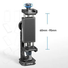 Ulanzi MA53 - Kẹp điện thoại hợp kim nhôm, ballhead xoay 360 độ