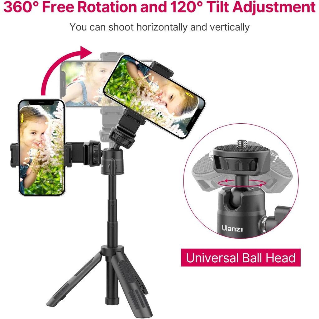 Ulanzi M12 - Chân Tripod Dành Cho GoPro / Điện Thoại / Máy ảnh