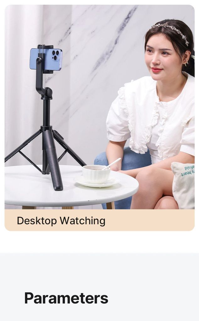 ULANZI SK-03 - Chân Tripod Kèm Remote Bluetooth Dành Cho Điện Thoại