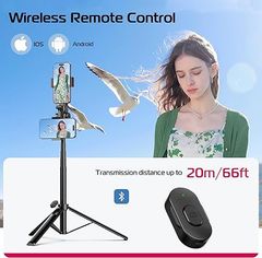 Ulanzi MT-70 Gậy Chụp Ảnh Selfie 3 Chân Điều Khiển Bằng Bluetooth