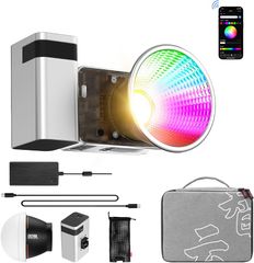 Zhiyun Molus X60 RGB đèn cầm tay 60W nhỏ gọn