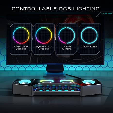 Fifine A16 - Loa Gamming tích hợp đèn đổi màu RGB