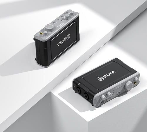 BY-AM1 Dual-Channel Audio Mixer