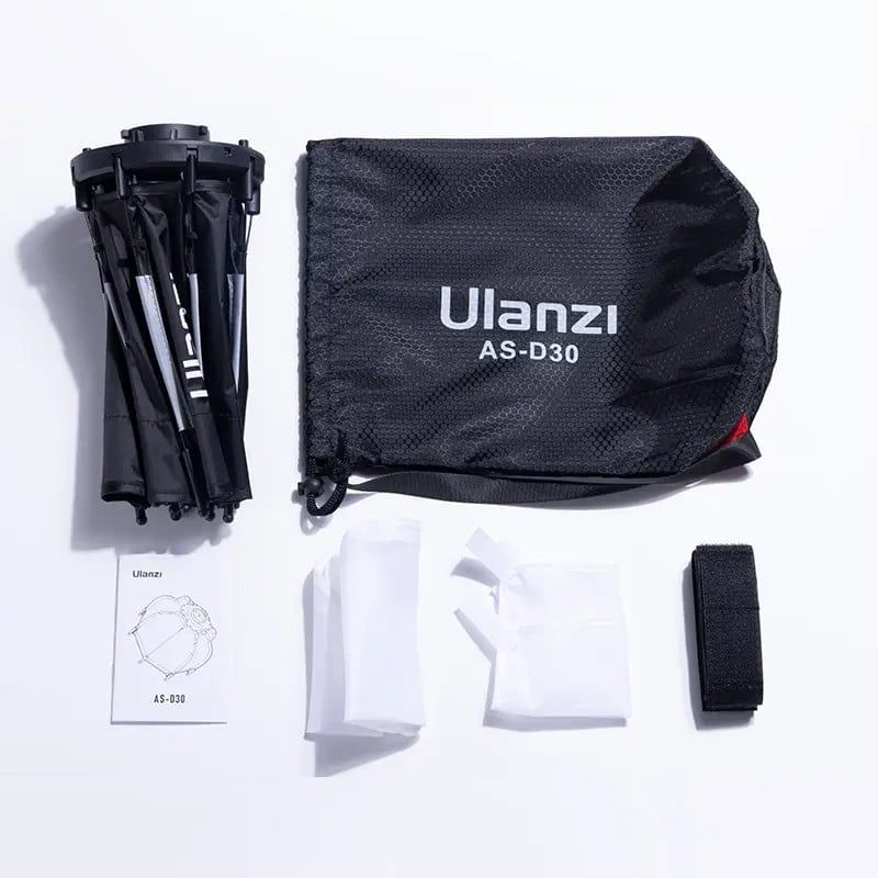 ULANZI AS-D30 30cm - Softbox / Lantern Ngàm Mini Bowens Dành Cho Đèn Ulanzi LT028 40W / LT005 60W