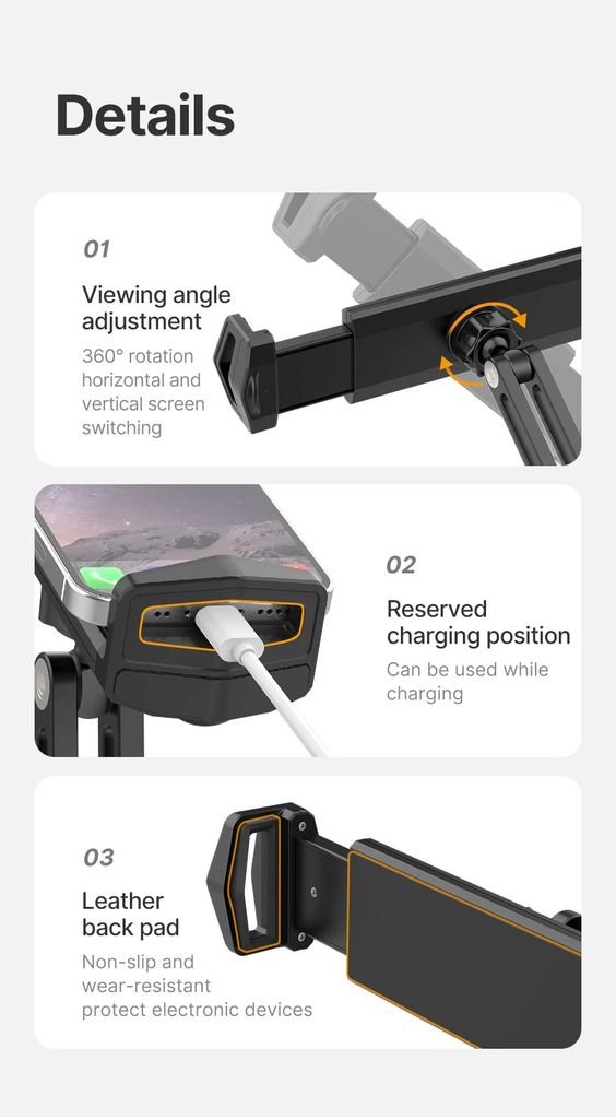 ULANZI VIJIM HP001 - Giá đỡ kẹp bàn dành cho Điện thoại và Máy tính bảng