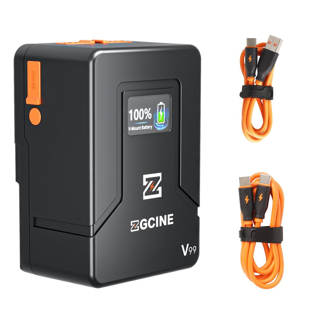 ZG-V99 V-MOUNT BATTERY 99Wh POCKET SIZE WITH PD FAST CHARGING - Pin ZGCINE V99