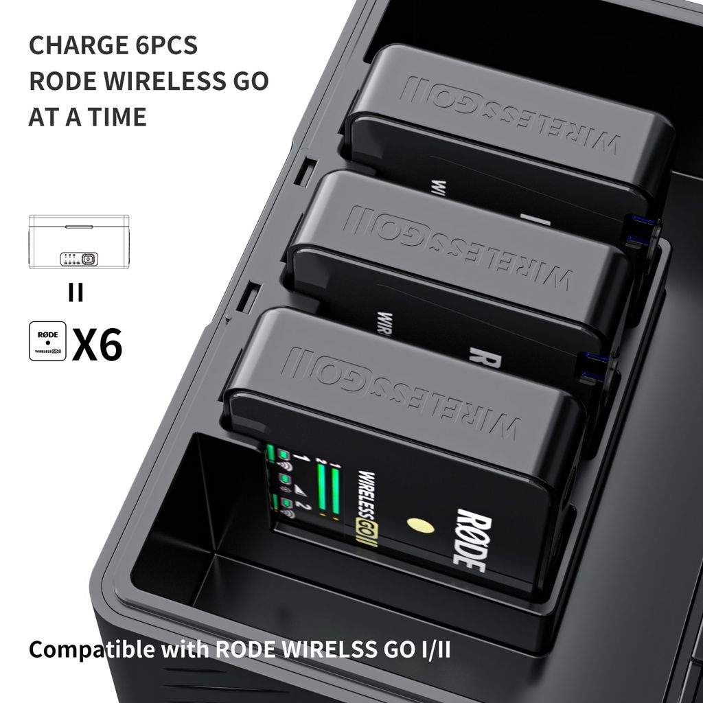 ZGCINE PS-R30Pro CHARGING CASE FOR RODE WIRELESS GO I&II