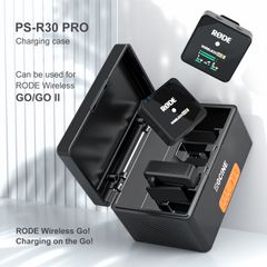 ZGCINE PS-R30Pro CHARGING CASE FOR RODE WIRELESS GO I&II