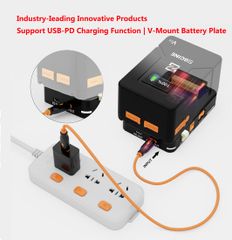 ZGCINE VM-VP2 kit3 V mount battery plate (Support USB-C PD input) - Tấm Gắn Pin ZGCINE VM VP2 Kit3