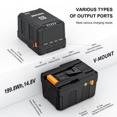 ZG-S200 V Mount Battery - Pin ZGCINE S200