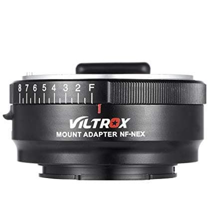 VILTROX NF-NEX Mount Adapter for Nikon GFAISD Lens to Sony E Mount Camera