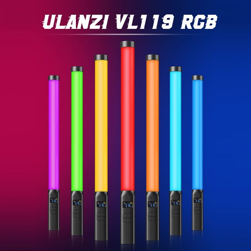 ULANZI VL119 RGB (2500K-9000K) - Đèn Tube Từ Tính Đổi Màu RGB