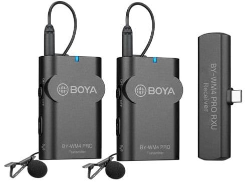 Microphone BOYA BY-WM4 Pro K6 cổng Type-C